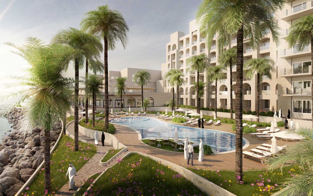 Marsa Arabia Hotel. Indoor and Outdoor Lowers Levels Proposal