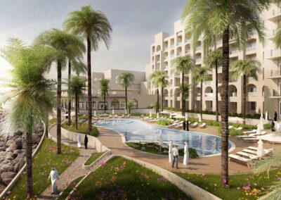 Marsa Arabia Hotel. Indoor and Outdoor Lowers Levels Proposal